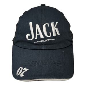 Jack Daniel's Baseball Cap Blue One Size Mesh Back 07 Logo Strapback Whiskey Hat